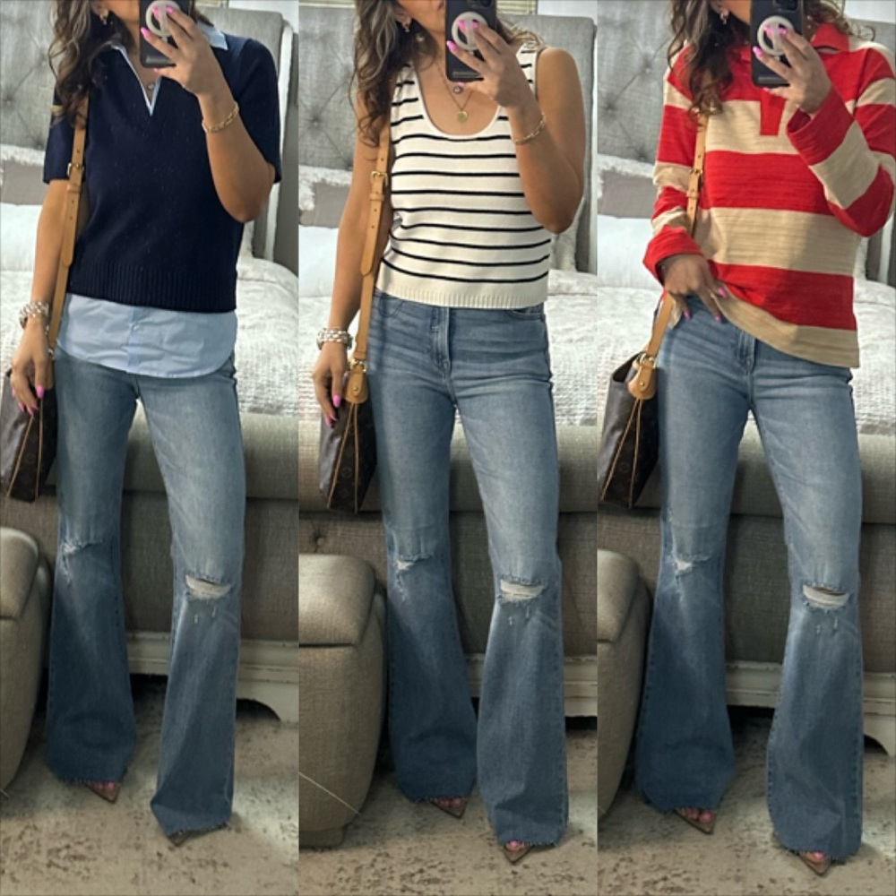 NEW🌟Vintage Vibe High-Rise Flare Jeans